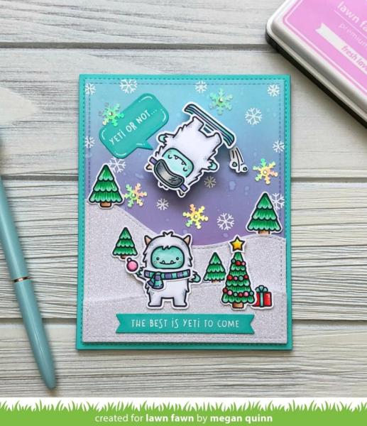 Lawn Fawn Stempelset "Yeti or Not" Clear Stamp