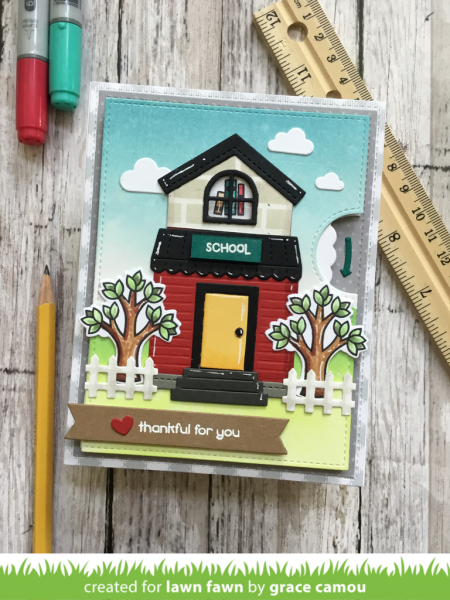 Lawn Fawn Stempelset "Plan On It: School" Clear Stamp
