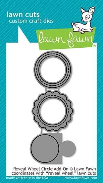 Lawn Fawn Craft Die - Reveal wheel Circle Add-on Die