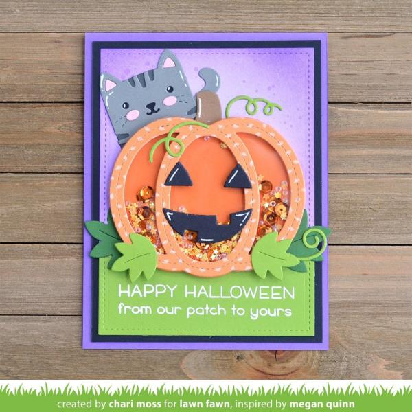 Lawn Fawn Craft Die - Outside In Stitched Pumpkin
