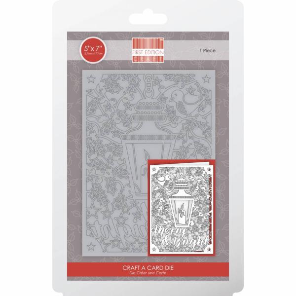 First Edition Craft A Card Die "Merry & Bright"