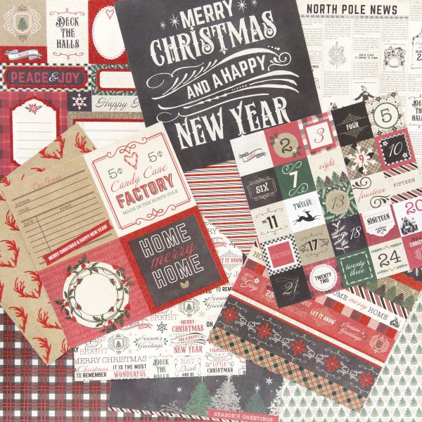 Craft Smith "North Pole News" 6x6" Paper Pad