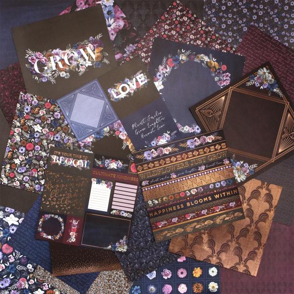 Craft Smith "Dark Elegance" 12x12" Paper Pad