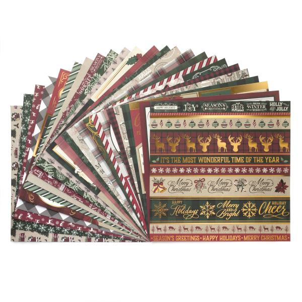 Craft Smith "Christmas Farmhouse" 12x12" Paper Pad