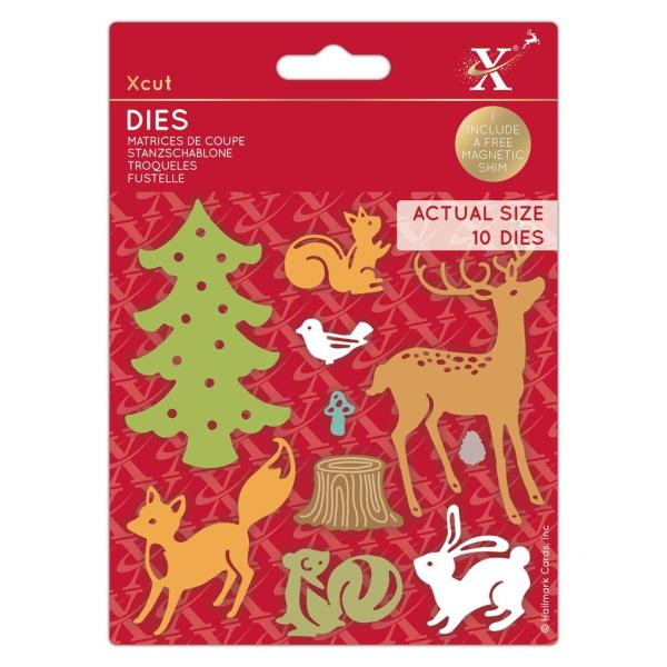Xcut Stanzschablone "Woodland Animals"