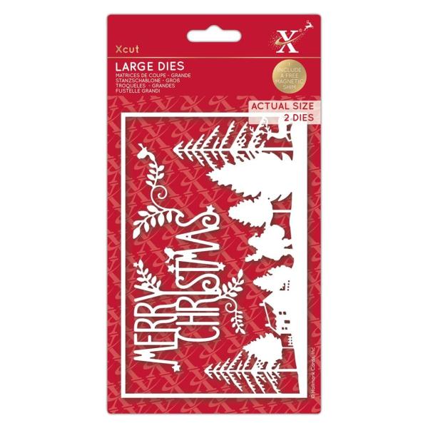 Xcut Stanzschablone "Merry Christmas"