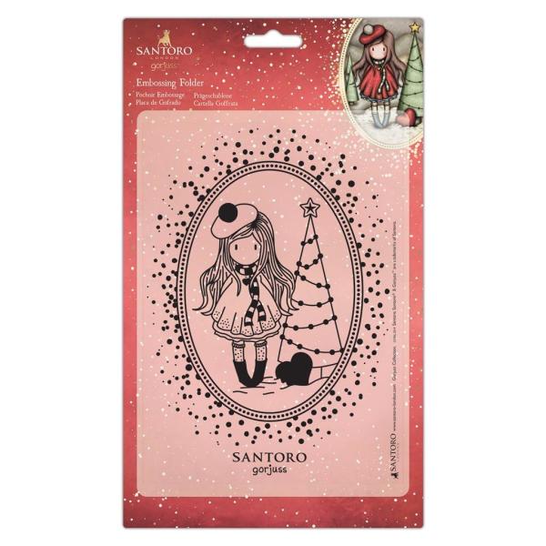 Gorjuss Prägeschablone "You Turn My World Upside Down" - Embossing Folder