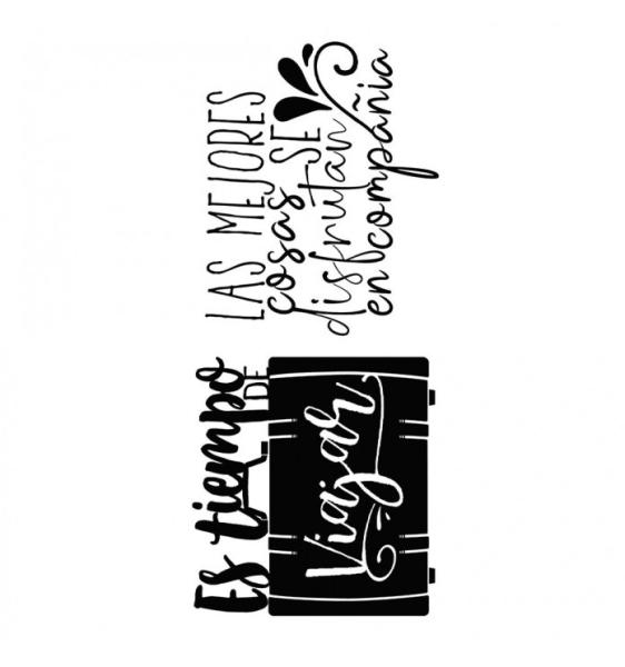 Stamperia Stempel "Es Tiempo de Viajar" Clear Stamps