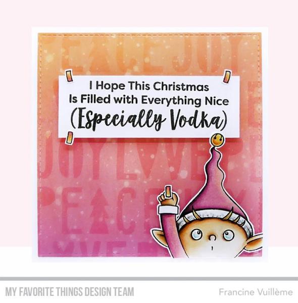 My Favorite Things Stempelset "Sassy Pants Holidays Too" Clear Stamp