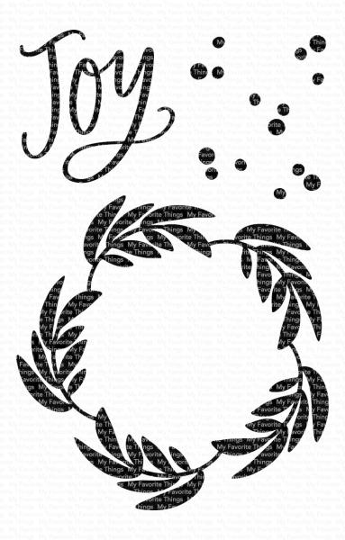 My Favorite Things Stempelset "Joy Wreath" Clear Stamp Set