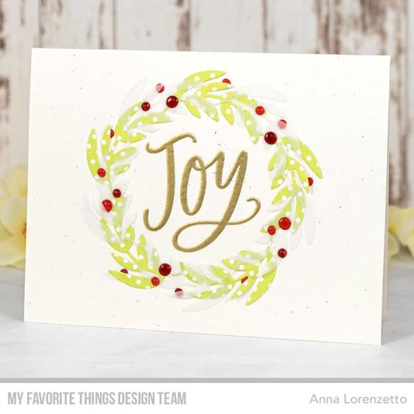 My Favorite Things Stempelset "Joy Wreath" Clear Stamp Set