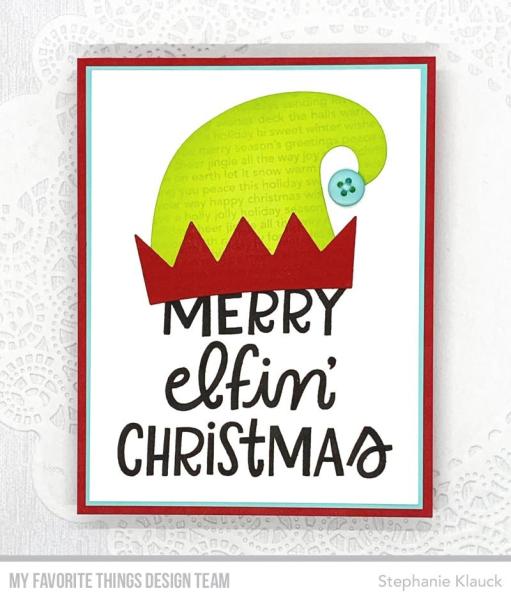 My Favorite Things Stempelset "Merry Elfin' Christmas" Clear Stamp