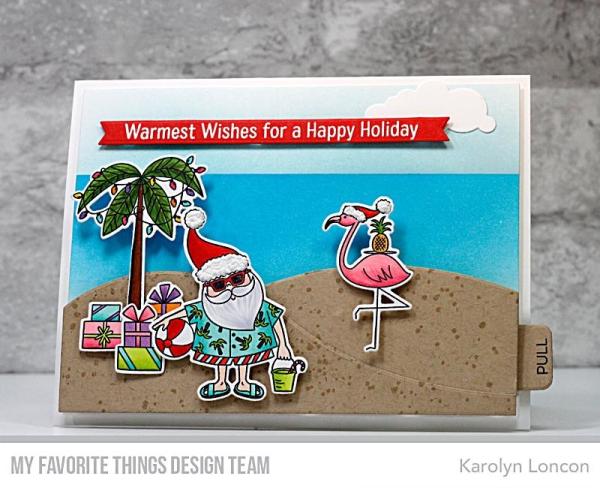 My Favorite Things Stempelset "Sun-Lovin' Santa" Clear Stamp