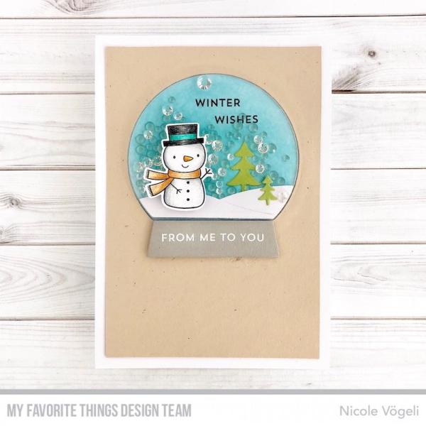 My Favorite Things 10x Shaker Pouches "Classic Snow Globe"