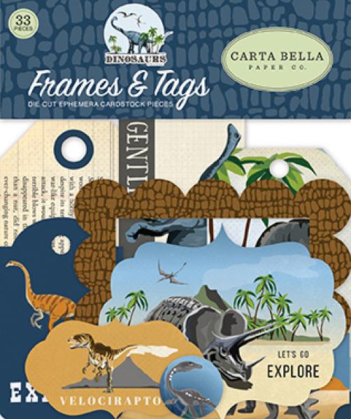 Carta Bella "Dinosaurs" Frames & Tags