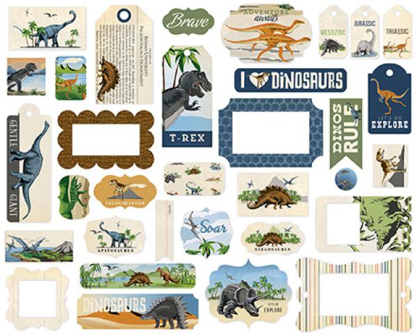 Carta Bella "Dinosaurs" Frames & Tags