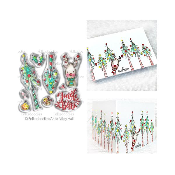 Polkadoodles Stempel "Jingle Bells" Clear Stamp-Set