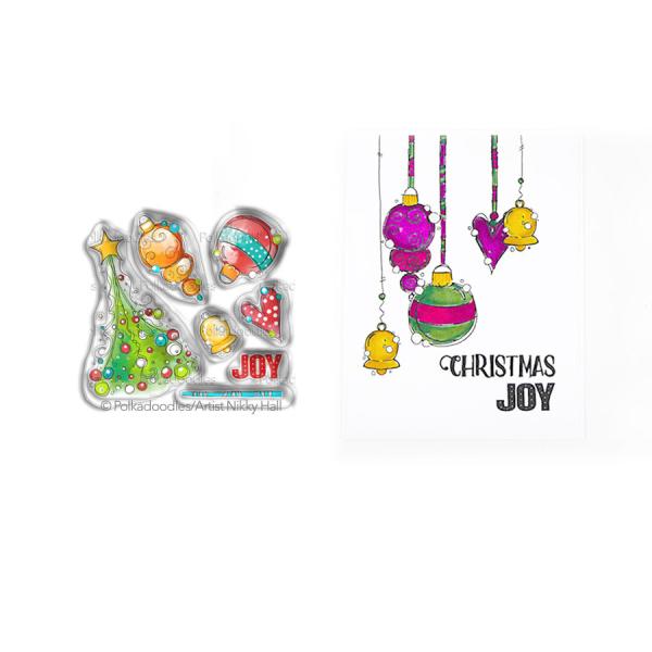Polkadoodles Stempel "Deck the Halls" Clear Stamp-Set