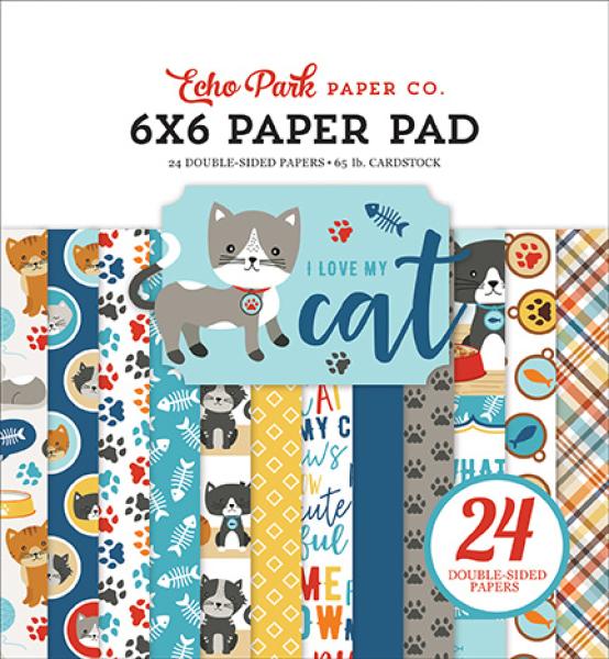 Echo Park "I Love My Cat" 6x6" Paper Pad