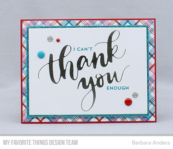 My Favorite Things Die-namics "Impressive Thank You" | Stanzschablone | Stanze | Craft Die