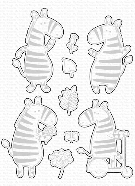My Favorite Things Die-namics "Zippy Zebras"