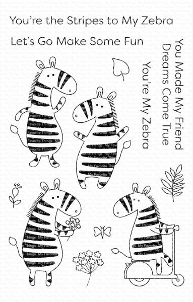 My Favorite Things Stempelset "Zippy Zebras" Clear Stamp Set