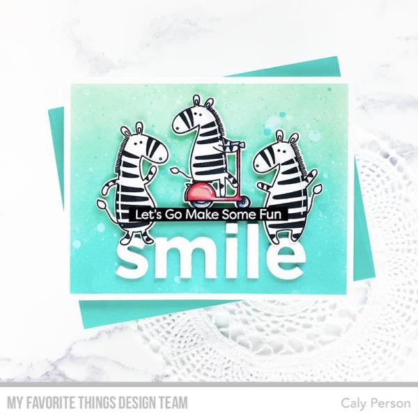 My Favorite Things Stempelset "Zippy Zebras" Clear Stamp Set