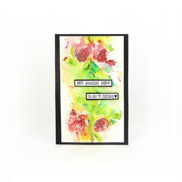 Polkadoodles Stempel "Love & Kisses" Clear Stamp-Set