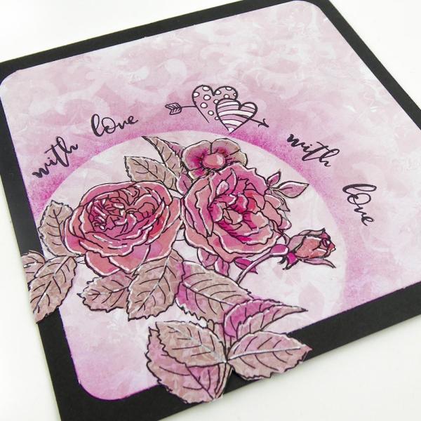 Polkadoodles Stempel "Love & Kisses" Clear Stamp-Set