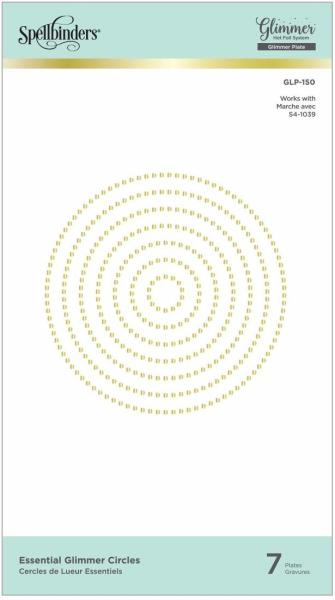 Spellbinders Hotfoil Plate - Essential Glimmer Circles