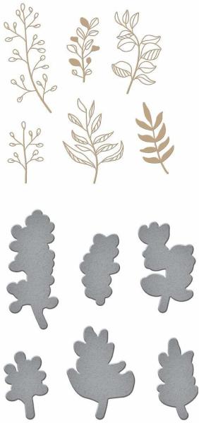 Spellbinders Hotfoil Plate - Organic Foliage