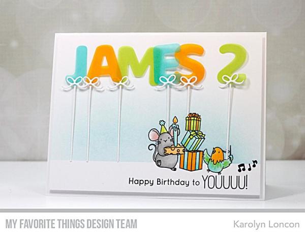 My Favorite Things Stempelset "Birthday Buds" Clear Stamp