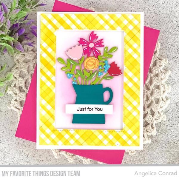 My Favorite Things "Candy Stripes" Stencil 6x6"