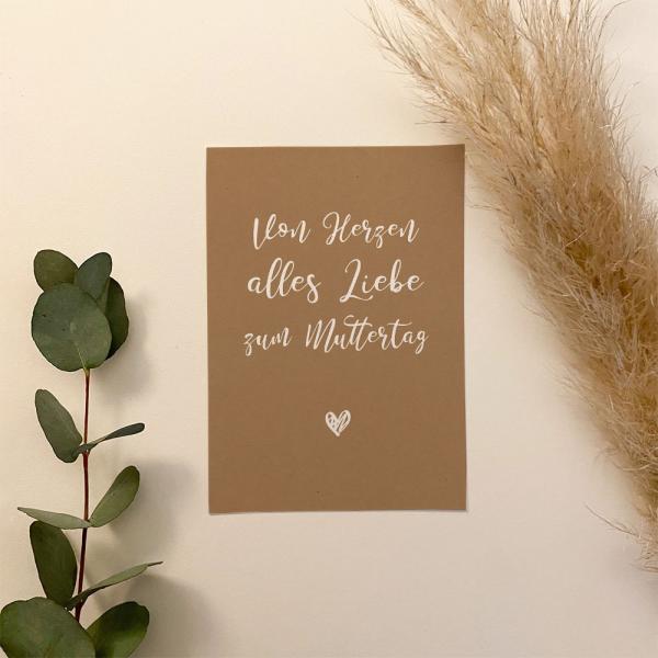 Spruchposter "Kraft Weiß" | Geschenkidee | Personalisiert  | Muttertag | Wanddeko
