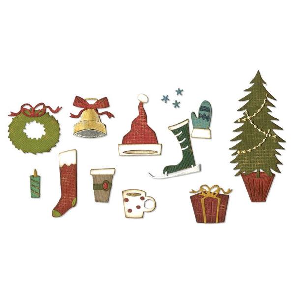 Sizzix Thinlits Craft Die-Set - "Festive Things" by Tim Holtz