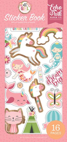 Echo Park "All Girl Sticker Book" Stickers