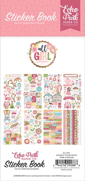 Echo Park "All Girl Sticker Book" Stickers