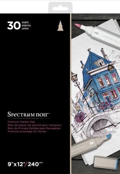 Spectrum Noir 9x12 Inch Premium Marker Paper Pad - Marker Papier 