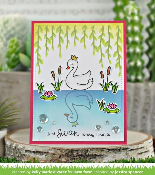 Lawn Fawn Stencil - Schablone - Scene Builder Stencils: Bayou