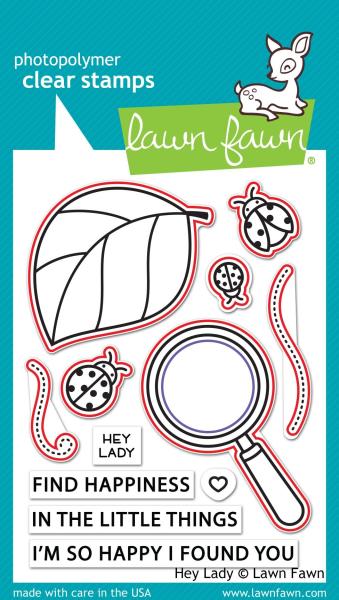 Lawn Fawn Craft Dies - Hey Lady