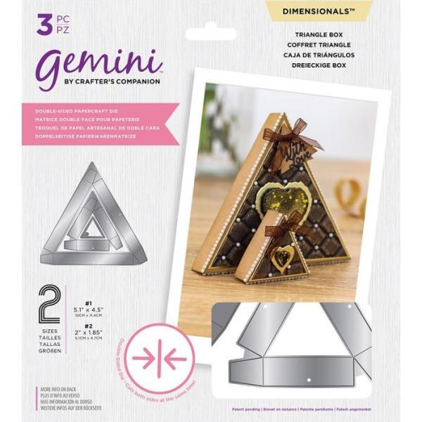 Gemini Triangle Box Double-Sided Die - doppelseitige Stanze Dreiecks Box
