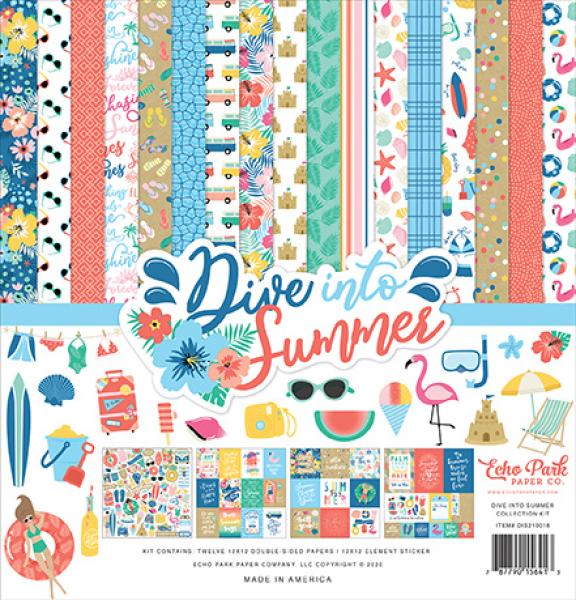 Echo Park "Dive Into Summer" 12x12" Collection Kit