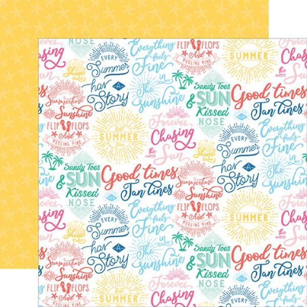 Echo Park "Dive Into Summer" 12x12" Collection Kit