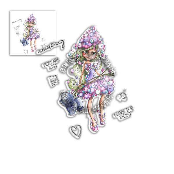 Polkadoodles Stempel "Hyacinth Darling Bud" Clear Stamp