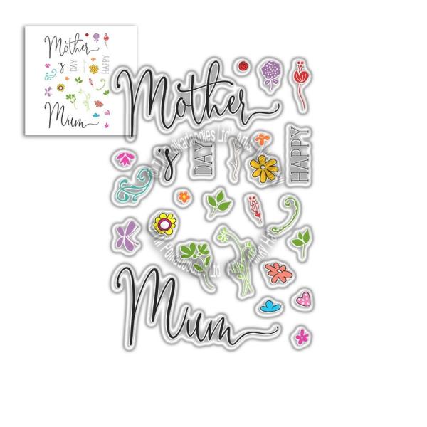 Polkadoodles Stempel "Mother's Day Sentiments" Clear Stamp-Set