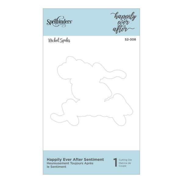 Spellbinders Die "Happily Ever After Sentiment" Stanzschablone