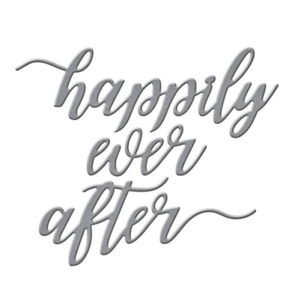 Spellbinders Die "Happily Ever After Sentiment" Stanzschablone