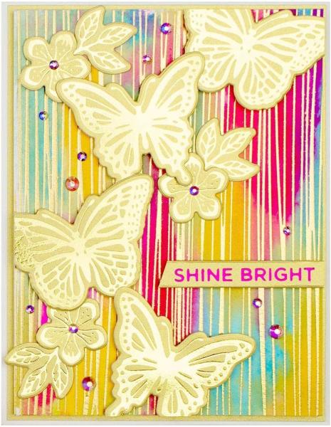 Spellbinders Hotfoil Plate - Modern Lines