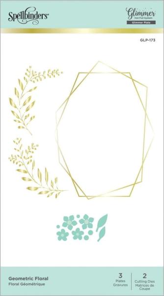 Spellbinders Hotfoil Plate - Geometric Floral Hot Foil Plates