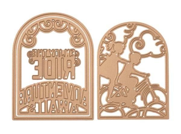 Spellbinders Die "Layered Adventure Awaits Children Scene" Stanzschablone